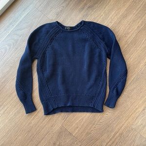 Navy j crew knit sweater size xs